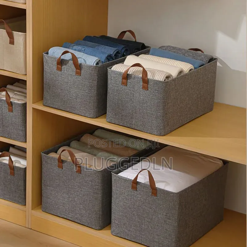 Foldable Multipurpose HARD FABRIC Clothes/Closet Organizer*