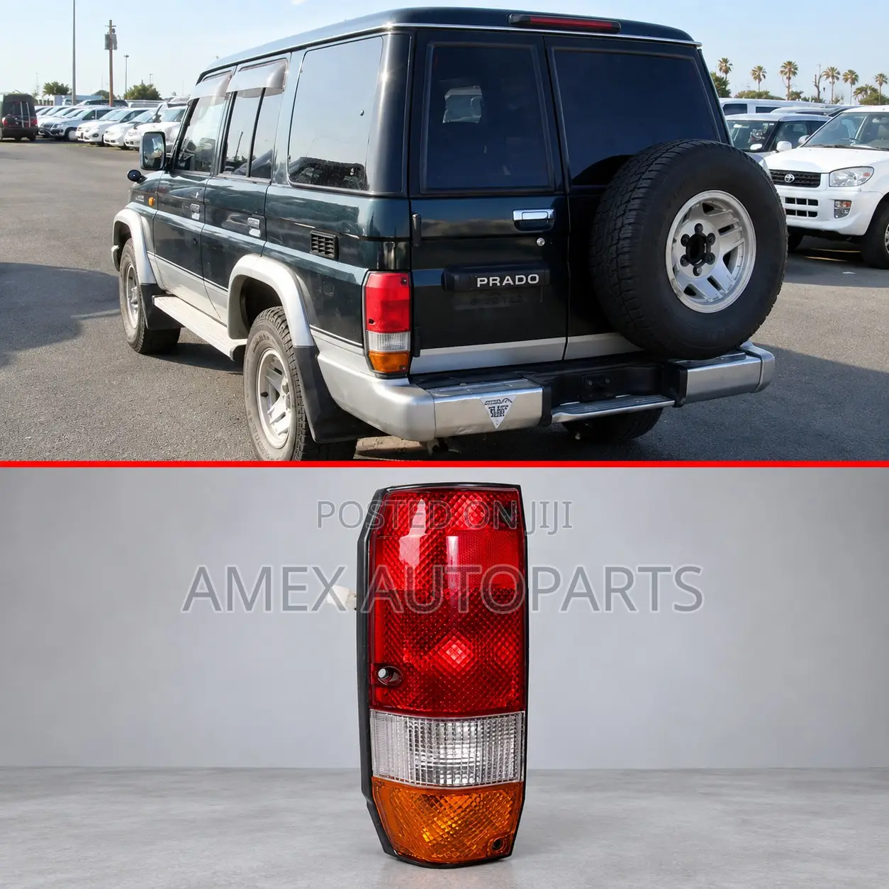 Tail Lamp Toyota Land Cruiser Prado Box Hzj76 1993 Onwards