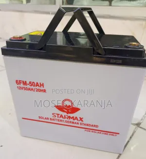 Starmax 12V 50Ah Solar Battery – 6fm-50ah