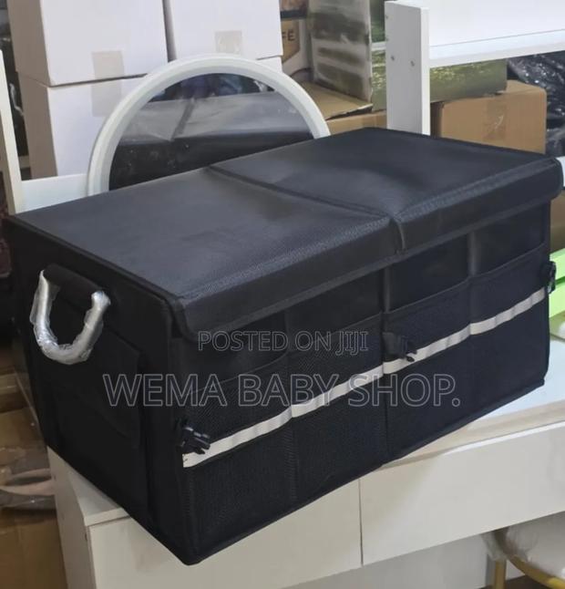 60cm Foldable Premium Heavy Duty Car Trunk Boot Organizer - thumbnail 5