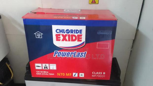 N70MF Left Right Chloride Exide Powerlast Available - main view