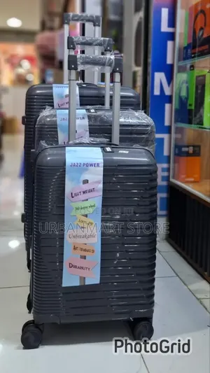 3 in 1 Unbreakable Rubber PP Suitcase Set – 63cm, 57cm, 48cm