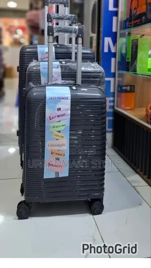Quality 3 in 1 Rubber Suitcase Set – 63cm, 57cm 48cm
