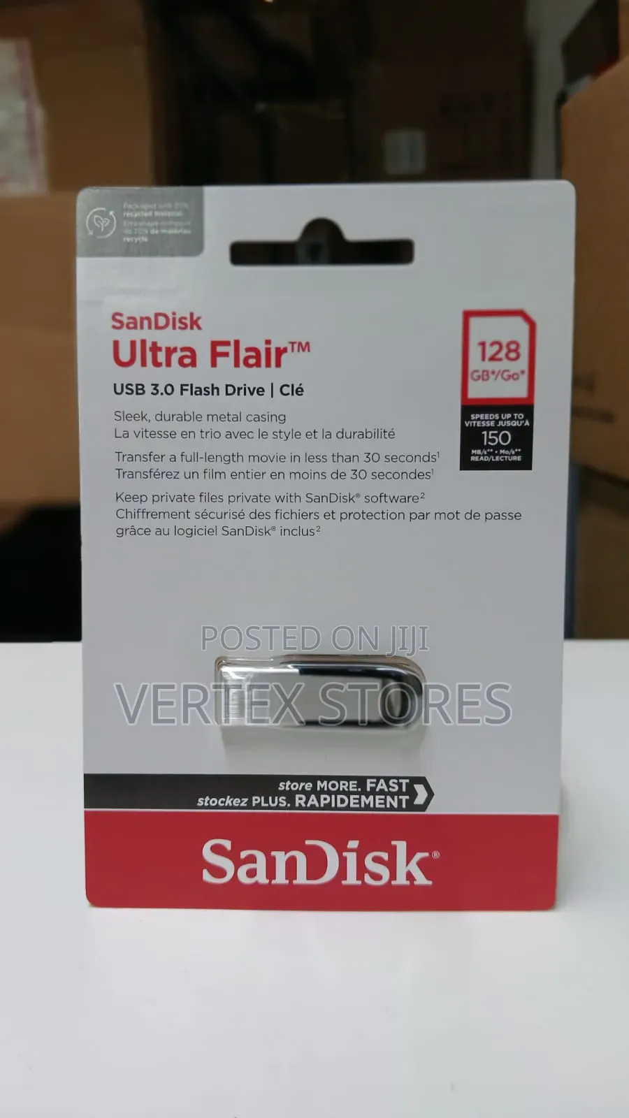 Sandisk Ultra Flair 128gb USB 3.0 Flash Drive