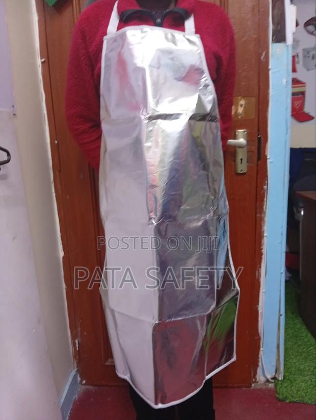 Aluminium Silver Apron Heat Resistant - thumbnail 4