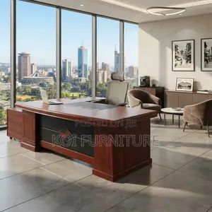 Office Desk; Mahogany 2000MM Executive CEO Office Spacious Table