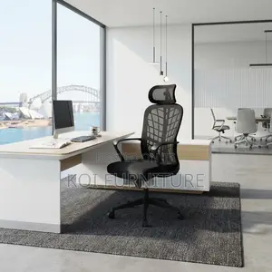 Office Chairs; Ergonomic High Fabric Office Seat With Web Backrest