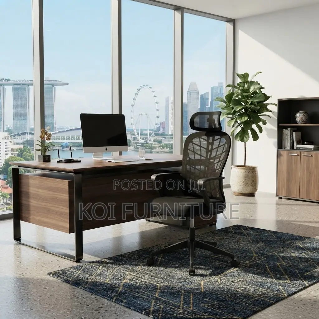Office Chairs; Ergonomic High Fabric Office Seat With Web Backrest