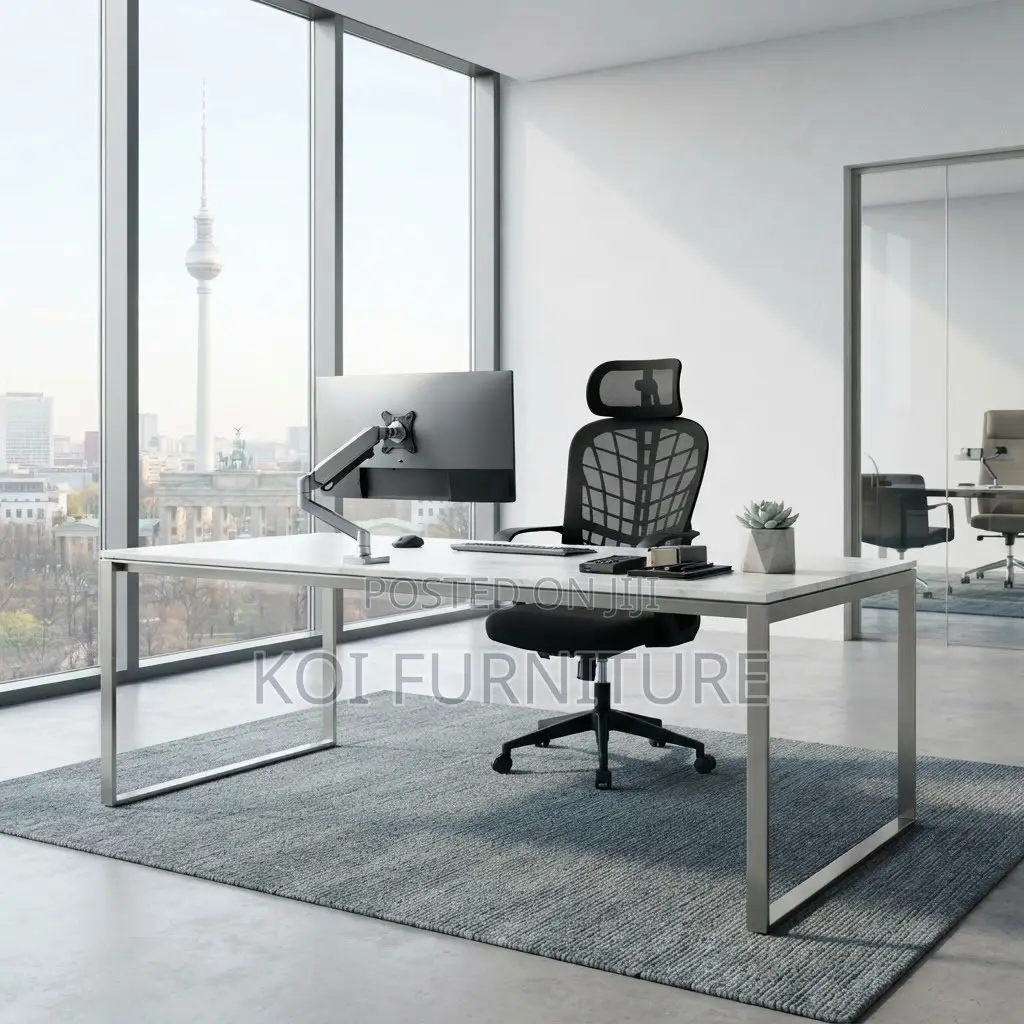 Office Chairs; Ergonomic High Fabric Office Seat With Web Backrest