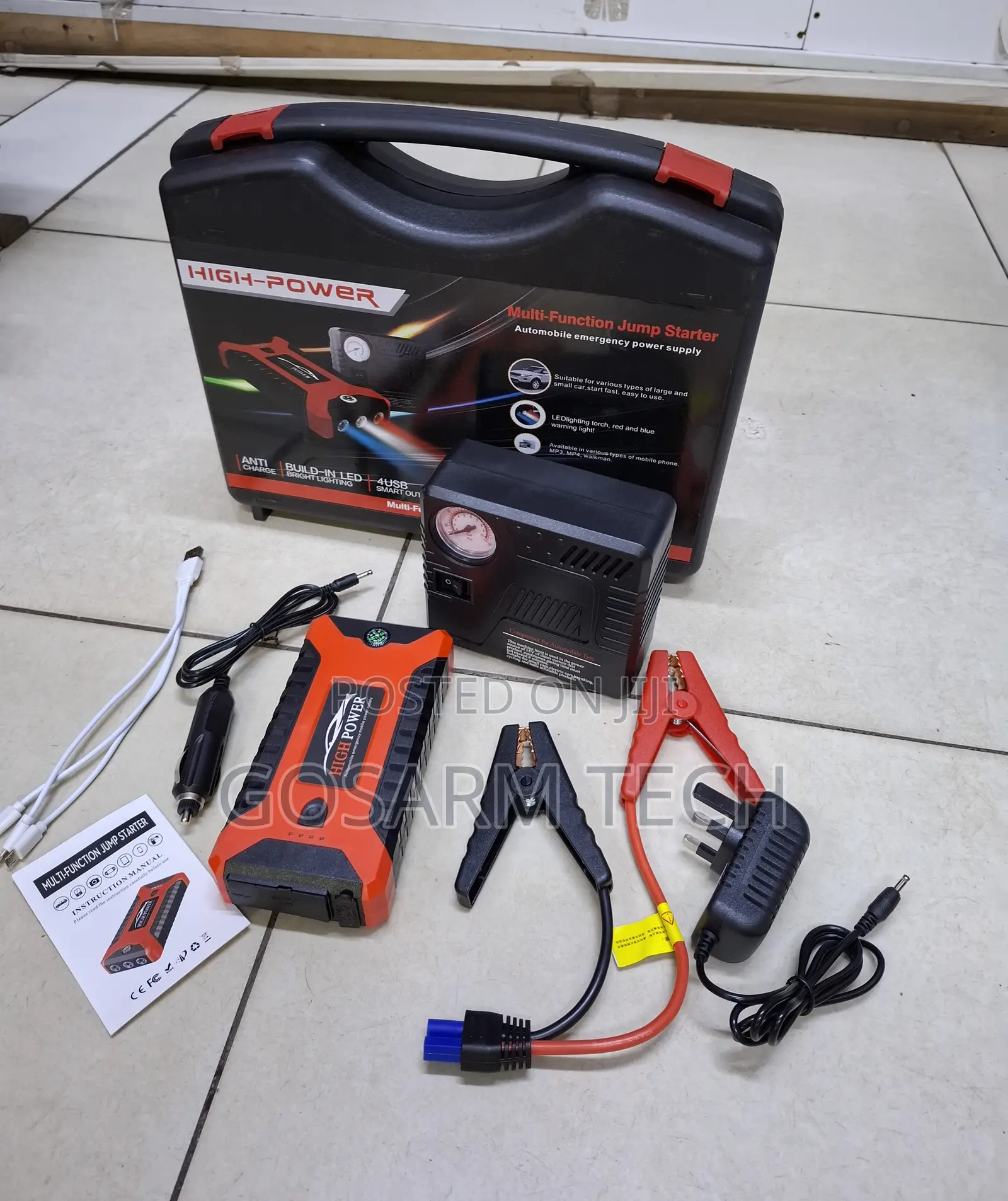 Strong Performance Portable Roadside Emergency Jump Starter