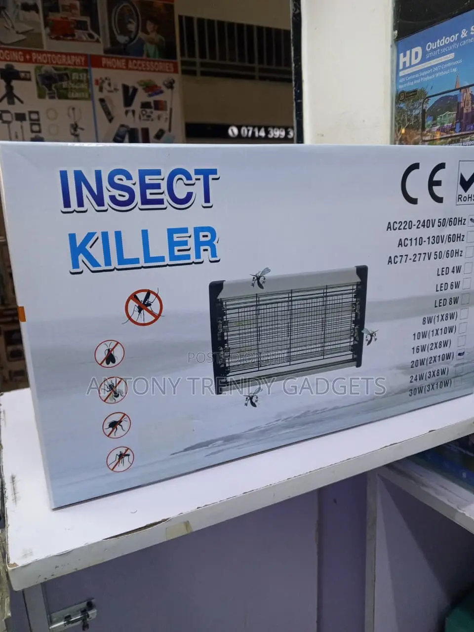 20W UV Electric Insect Killer Bug Zapper – 2800V