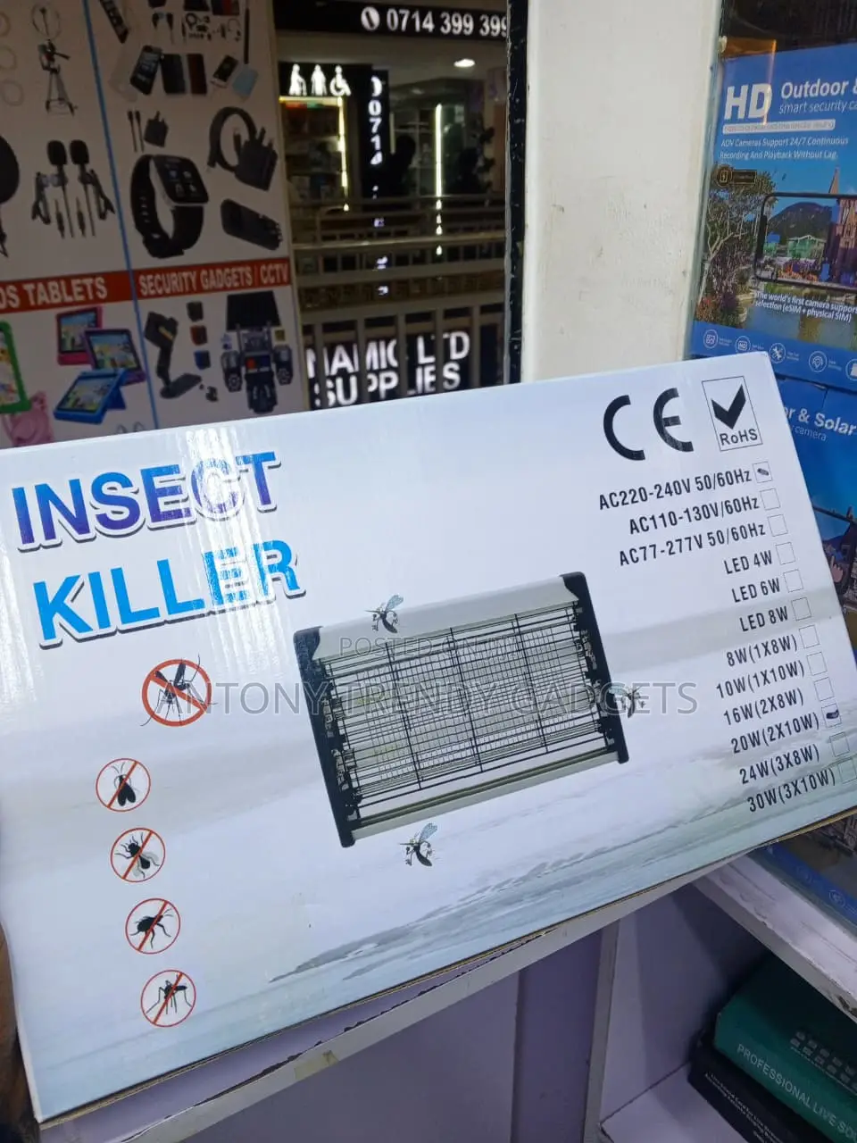 20W UV Electric Insect Killer Bug Zapper – 2800V