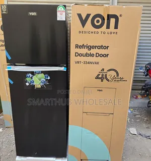 Von 334 Litres No Frost Double Door Refrigerator