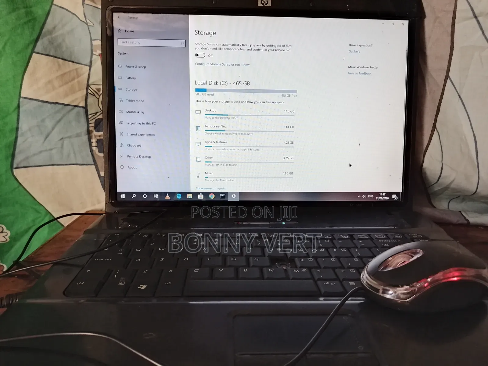 Laptop HP 3GB Intel Celeron HDD+SSD 350GB
