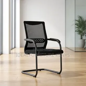 Modern Visitor Chair - Mesh Back Office Chair Black