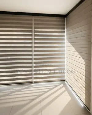 Interior Window Shades | Dual Layer Zebra Roller Window Coverings