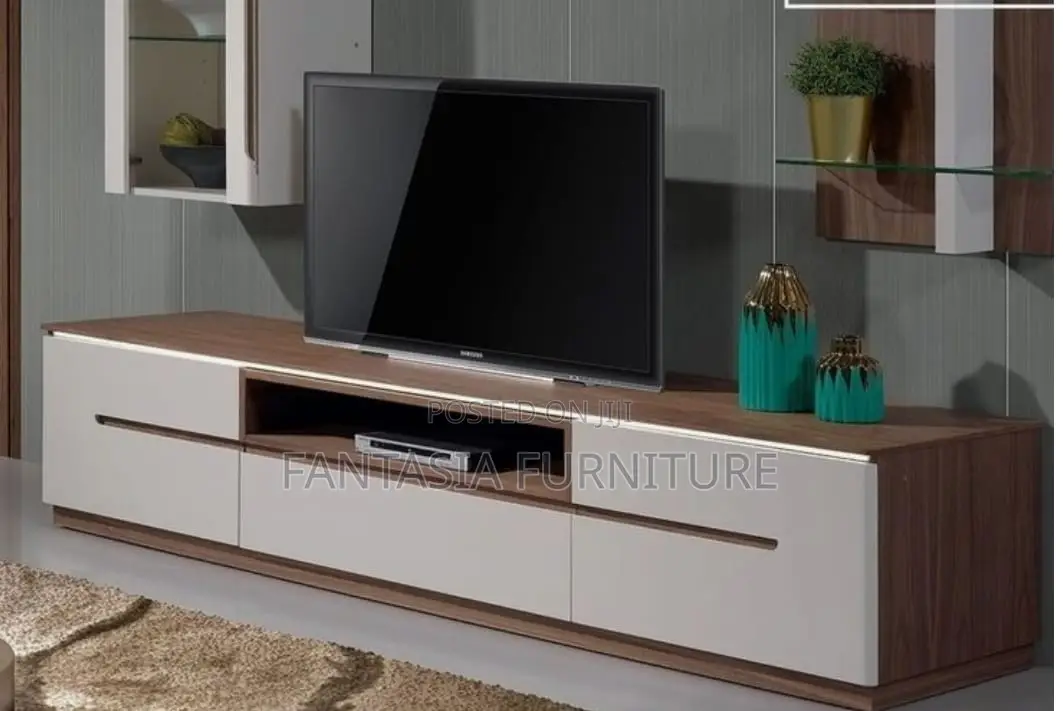 White Walnut TV Stand: Payment on Delivery