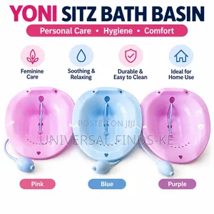 Yoni Sitz Bath Basin With Squeeze Bulb – Personal Hygiene Soaking Bowl