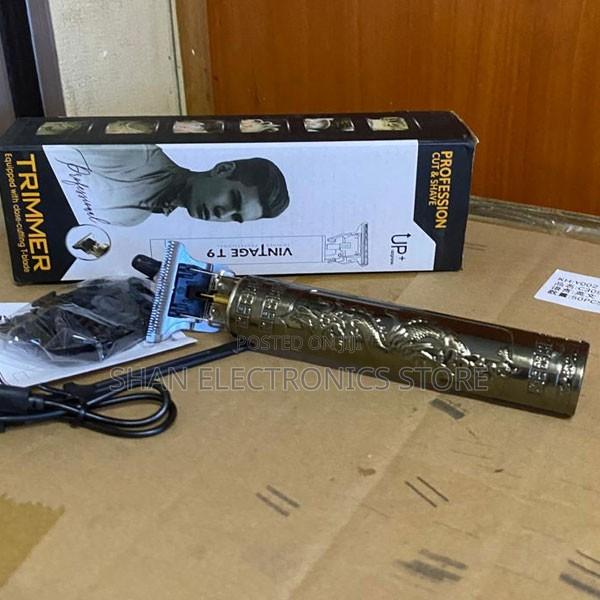 T9 Professional Hair Trimmer Vintage Barber Clipper Cordless Shaver