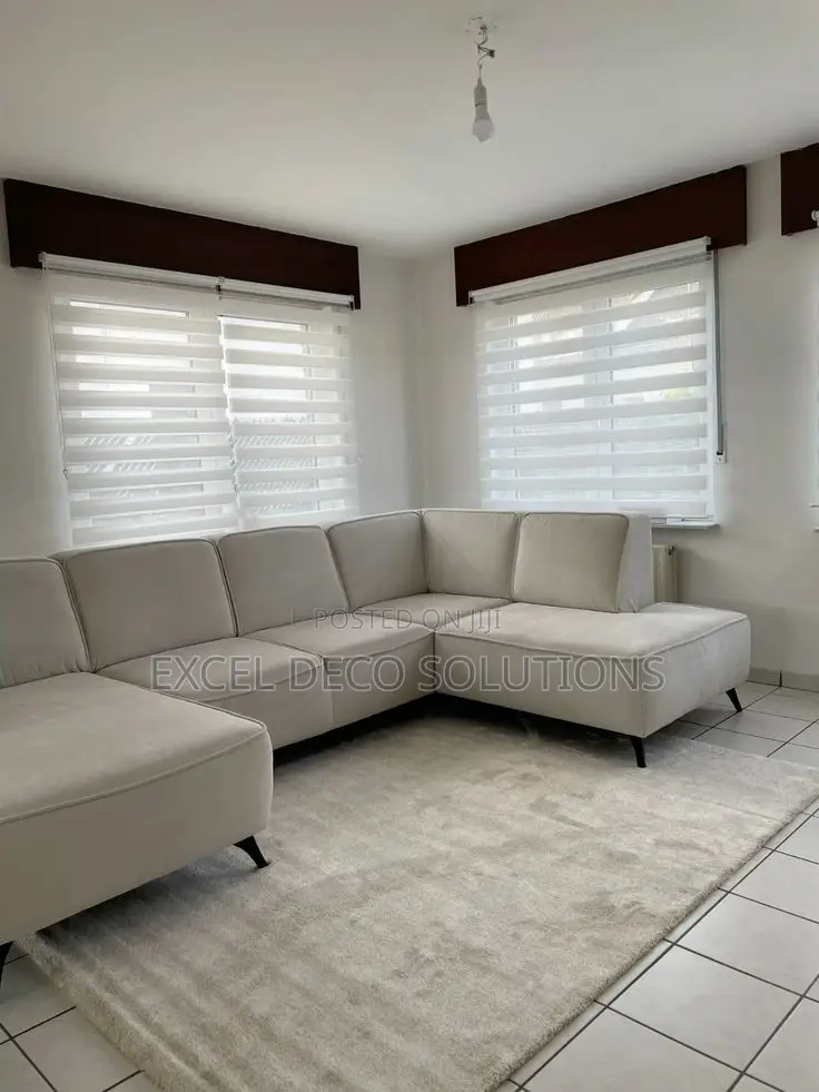 Horizontal Zebra Blinds | Adjustable Striped Roller Shades