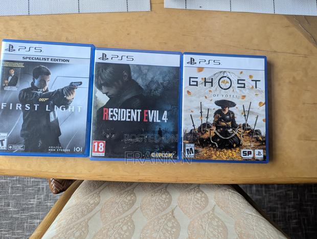 007 First Light, Resident Evil 4, Ghost of Yotei