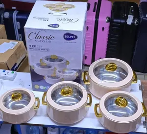4pcs Selvel Classic Insulated Hotpot - Jm
