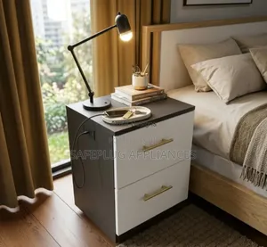 Modern Bedroom Nightstand – Spacious Bedside Drawers for Essentials
