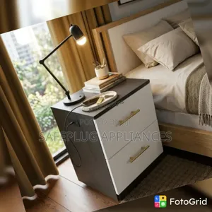 Bedside Table With Drawers – Modern Nightstand for Home Bedroom