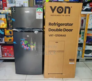 125 Litres Von Double Door Fridge – Bb