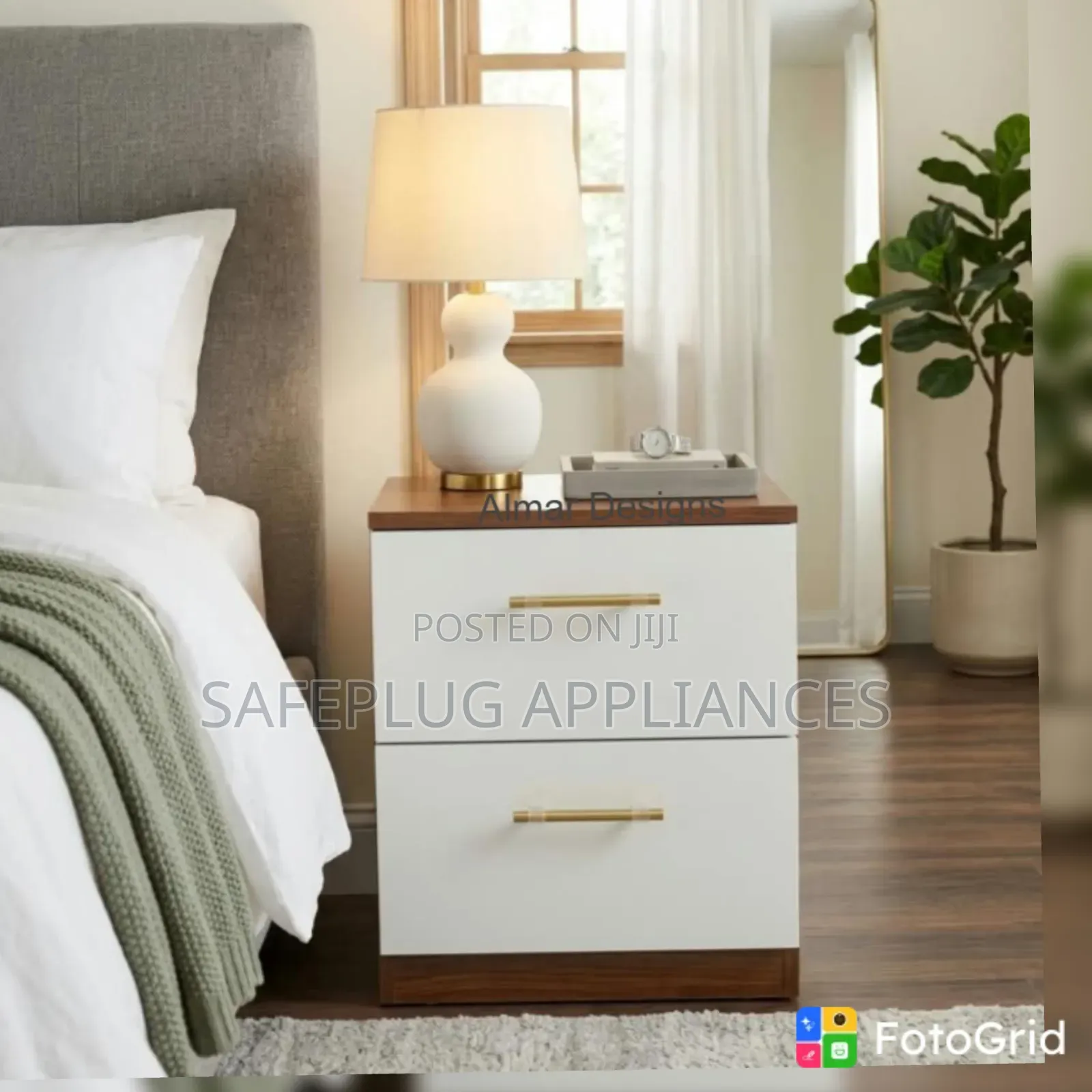 Bedside Drawers – Compact Nightstand Cabinet for Organized Storage