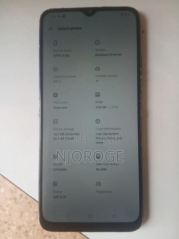 Oppo A16K 32 GB Blue