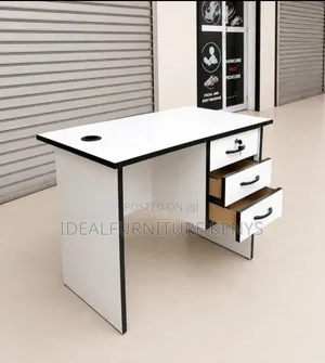 White Office Desk