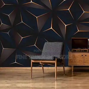 3D Wallpaper – Elegant Modern Interior Design