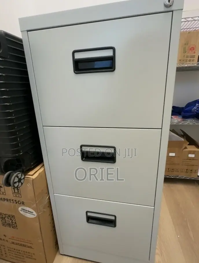 3-Drawer Office Storage Cabinet : File Storage Cabinet