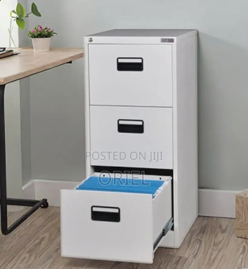 3-Drawer Office Storage Cabinet : File Storage Cabinet
