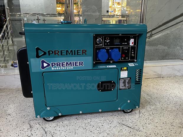 6.5kva Premier Single Phase SILENT Diesel Generator