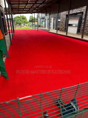 Red Artificial Grass Carpet