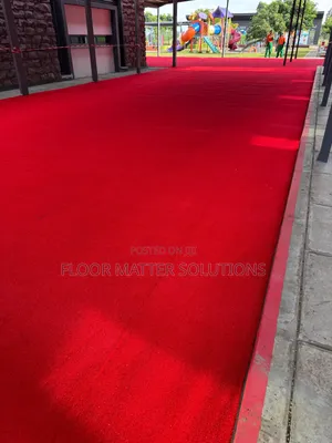 Red Artificial Grass Carpet