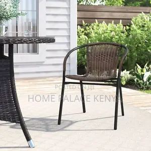 Dining Chair; Modern Rattan Plastic Dining Chair for Home Interiors