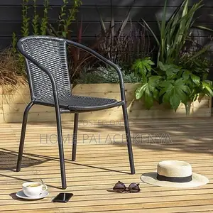 Dining Chair; Modern Rattan Plastic Dining Chair for Home Interiors