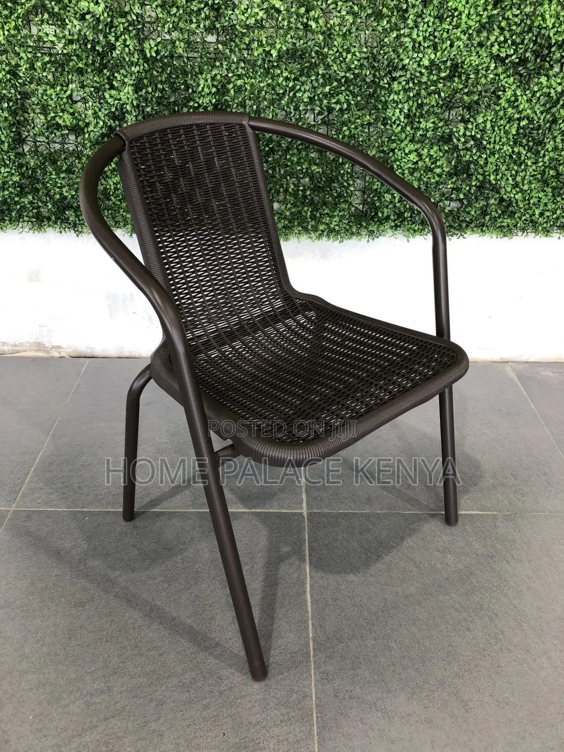 Dining Chair; Modern Rattan Plastic Dining Chair for Home Interiors