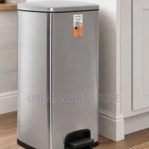 30L Heavy Duty Pedal Dustbin Stainless Steel