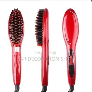 Heated Bristles Combined Electric Brush Hair Straightening Brush