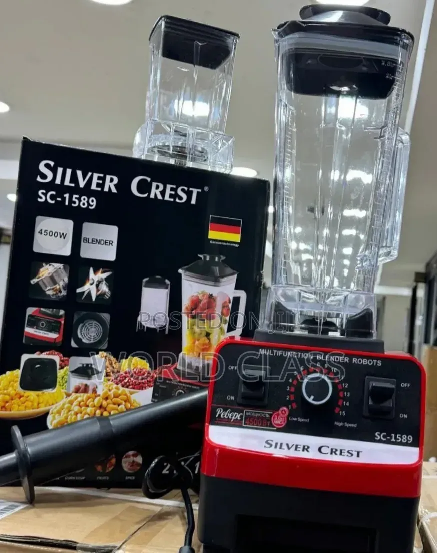 Silver Crest SC-1589 2-in-1 Heavy Duty Commercial Blender (4500W)