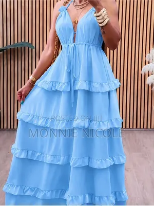 Sabine Backless Summer Maxi Dress