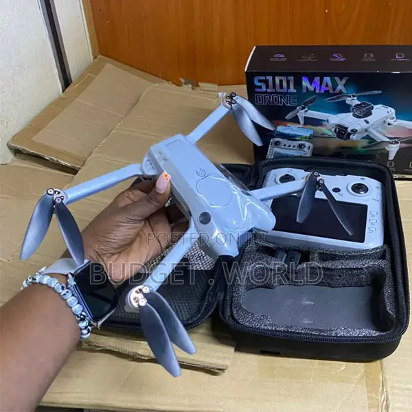 Portable Mini Drone 4.3-Inch New S101 Drone With Brushless Motor