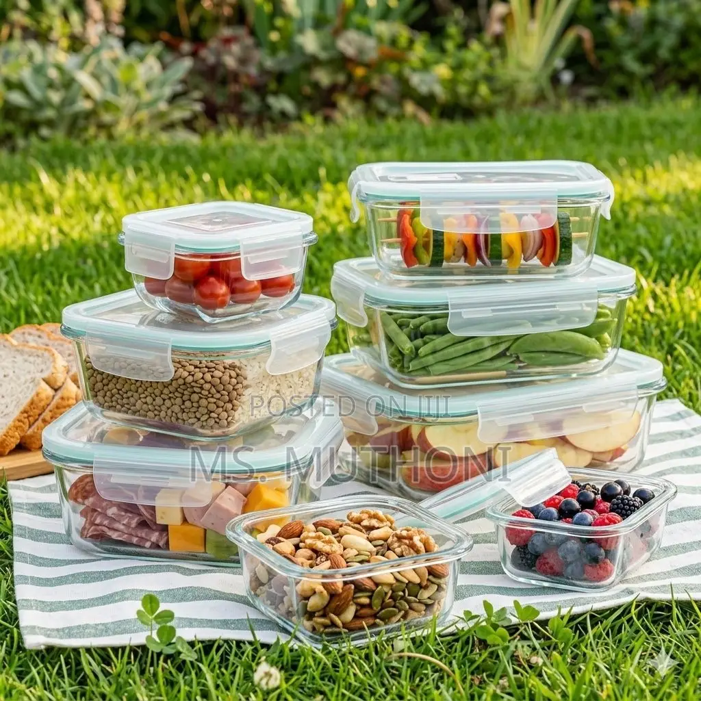 PureGlass 8-Piece Leakproof Meal Prep Pack
