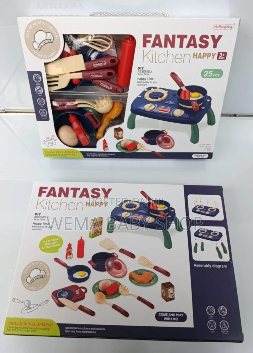25pcs Fantasy Kitchen Happy Play Set