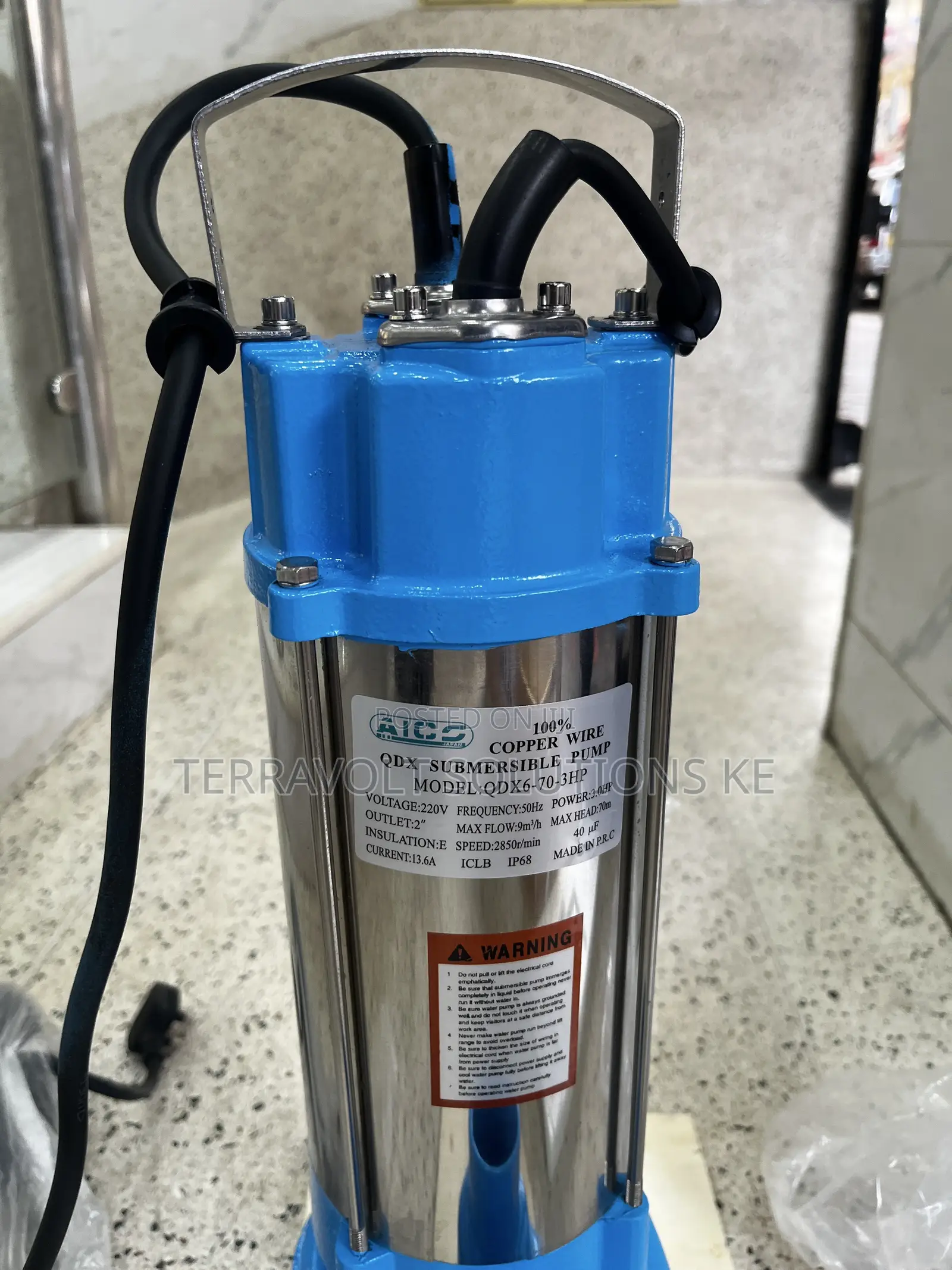 70m Head Aico Japan QDX Submersible Pump