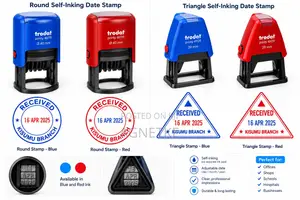 **Self-Inking Business Stamp With Date — KSH 1650 Only!**